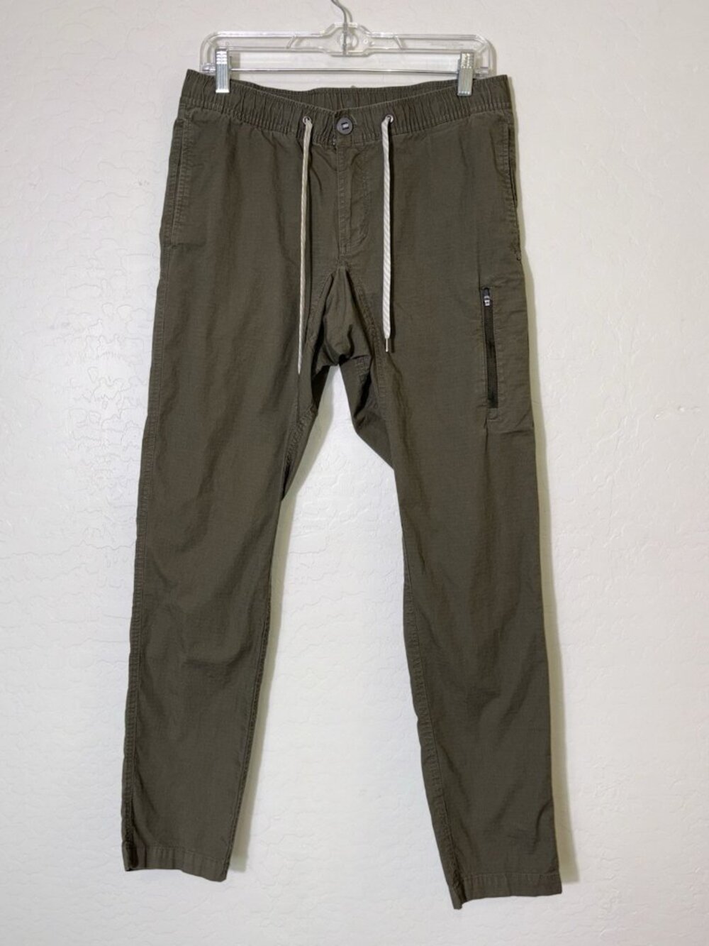 Vuori Pants Mens Brown Drawstring Ripstop Climber Stretch Athletic Size M Cargo